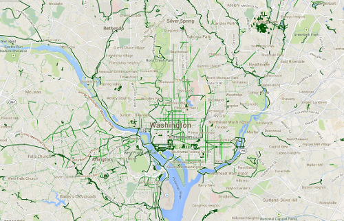 Click here to explore the area's bike facilities