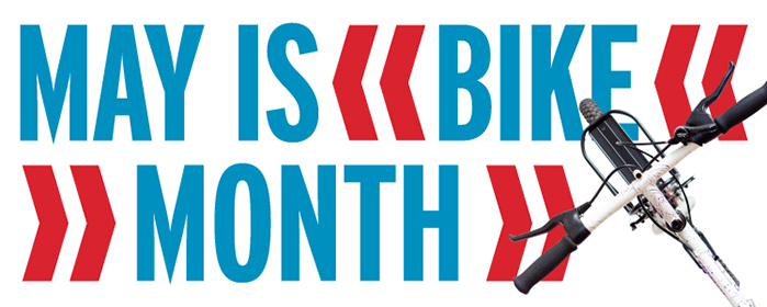 Logo image courtesy of The League of American Bicyclists. For more info on Bike Month go here: http://bikeleague.org/bikemonth