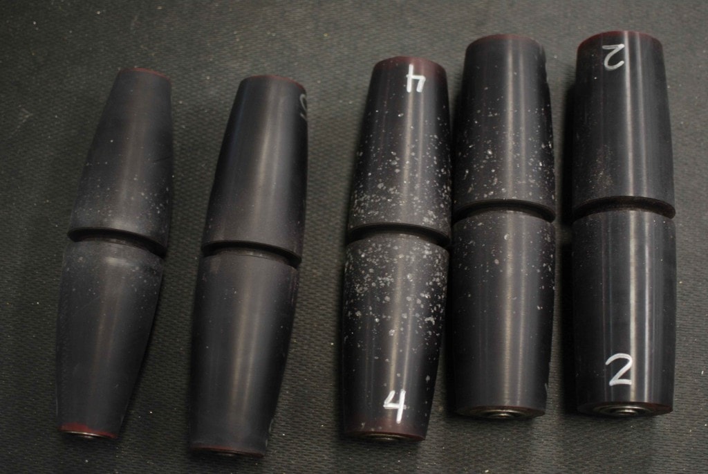 Klein's rollers, in order of decreasing size.