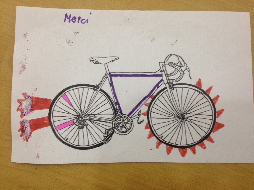"My dream bike has boosters on the back."