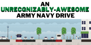 rendering of army navy drive