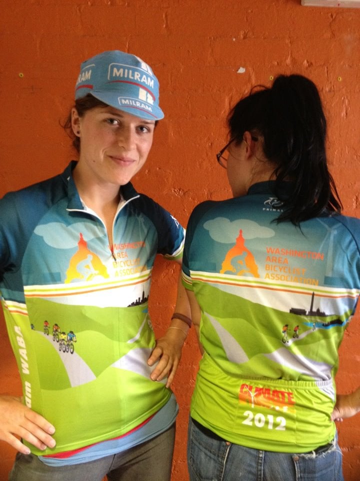 WABA Climate Ride jersey